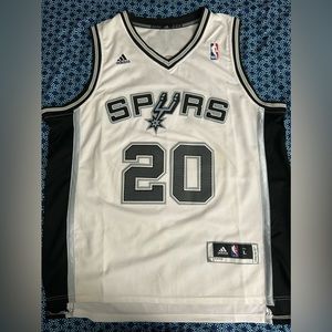 Adidas Manu Ginobili Spurs Jersey Size Large